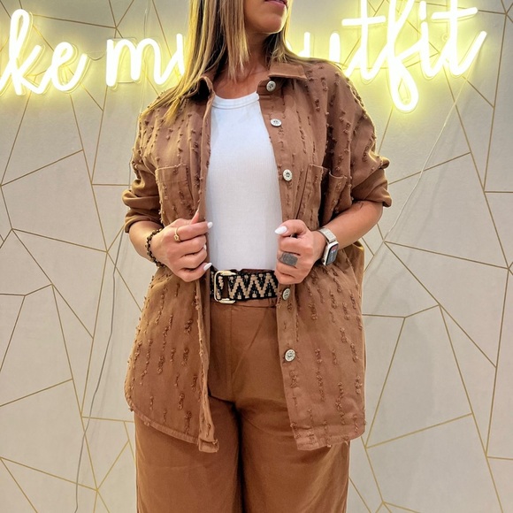 Cotton Jean Distressed Italian Jacket - Picture 7 of 9